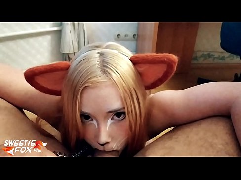 ❤️ Kitsune आफ्नो मुखमा डिक र कम निल्यो ️❌ गुदा अश्लील ❌❤